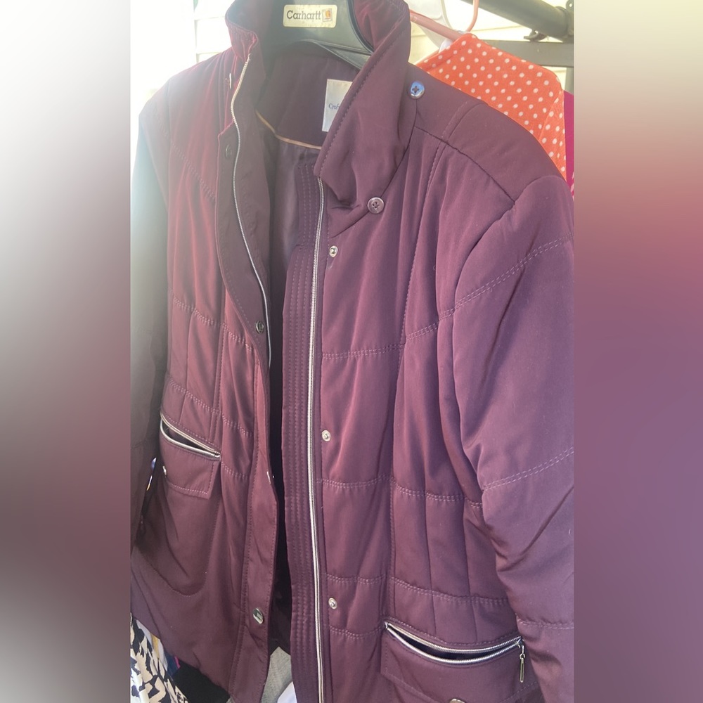 Plum Croft & Barrow coat (L)